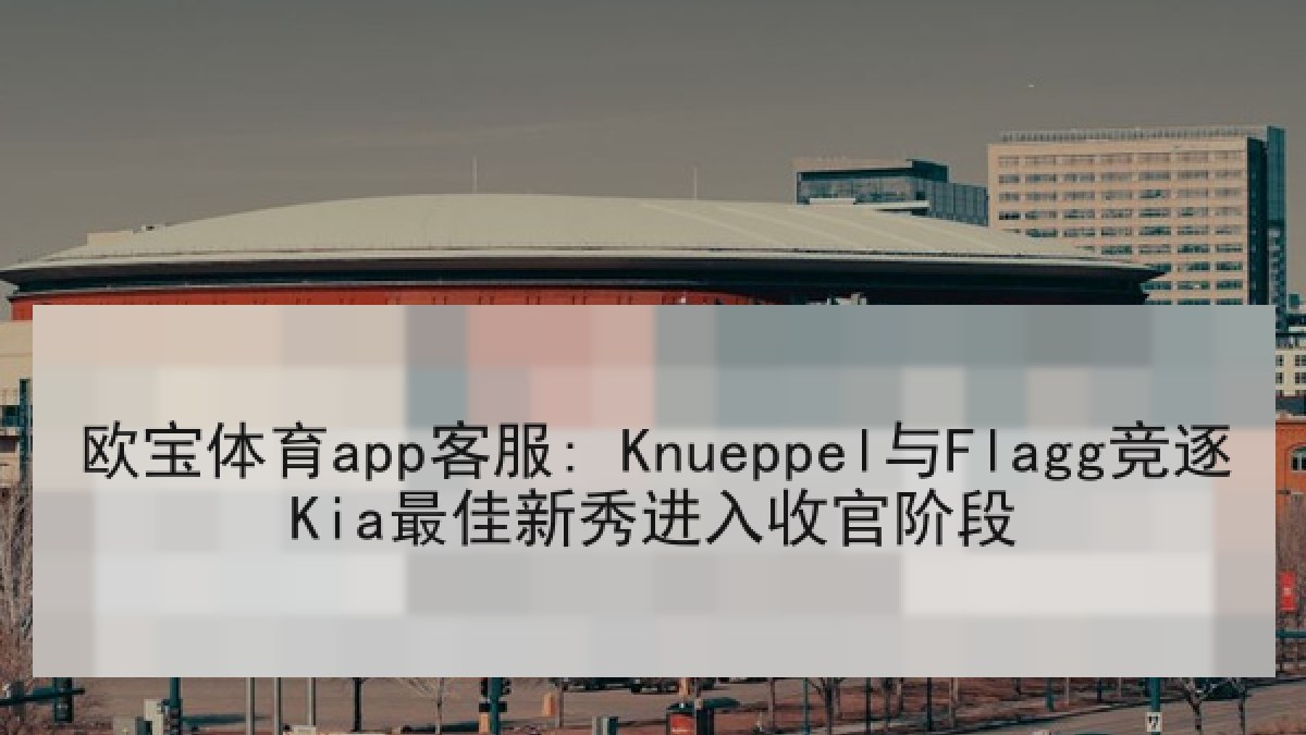 欧宝体育app客服: Knueppel与Flagg竞逐Kia最佳新秀进入收官阶段