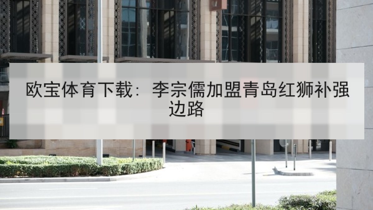 欧宝体育下载: 李宗儒加盟青岛红狮补强边路